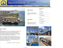 Tablet Screenshot of hawaiistevedores.com